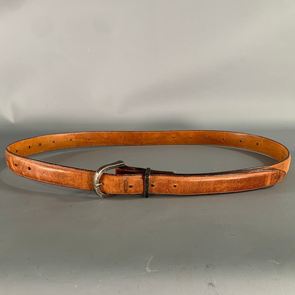 PAT AREIAS Size 30 Brown Leather Belt